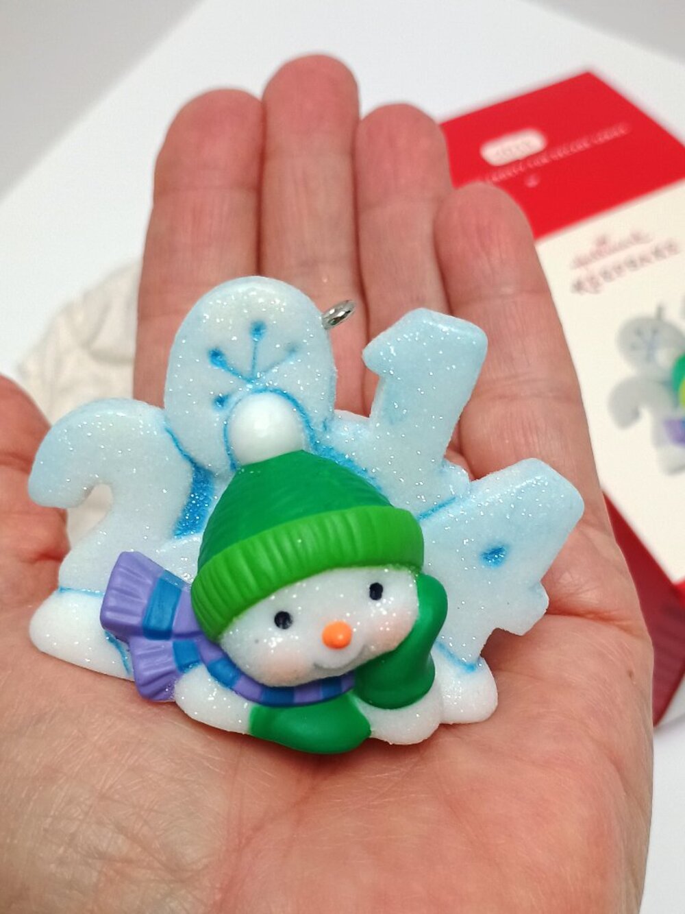 2014 Hallmark Keepsake Ornament 2014 FROSTY FUN DECADE, Snowman Christmas NIB